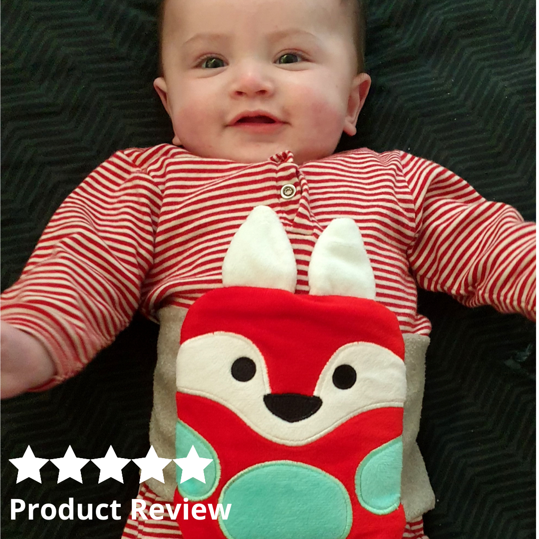Our Warm-Ease Heated Baby Belt is helping Gage