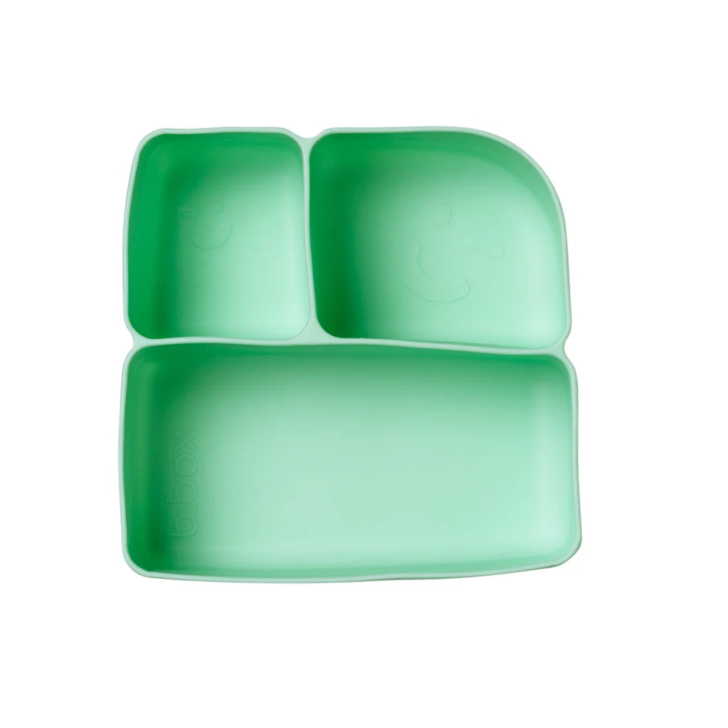 Forest green b.box Silicone lunchbox divider on a white background