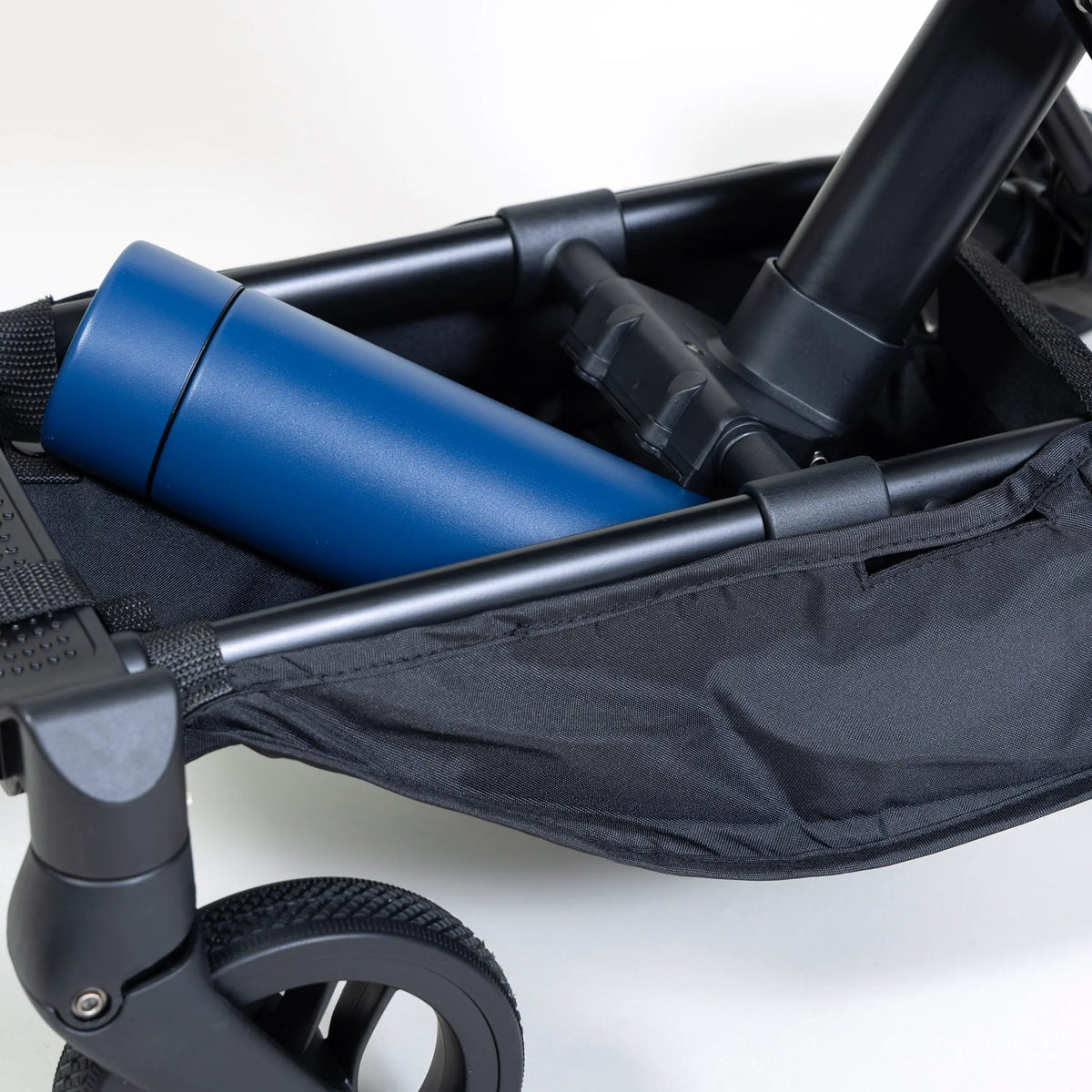 Drink bottle in the under-seat storage basket (sold separately) on Milo