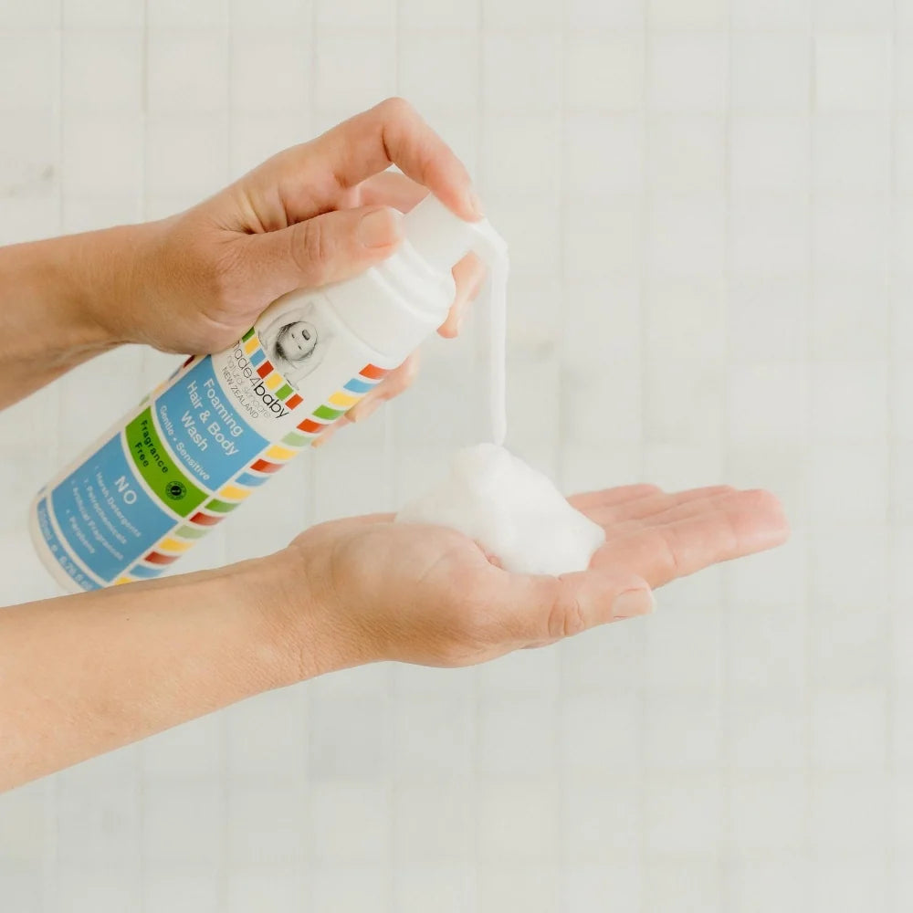 Made4Baby Wash - Foaming Hair & Body Wash (Fragrance-Free) 200ml