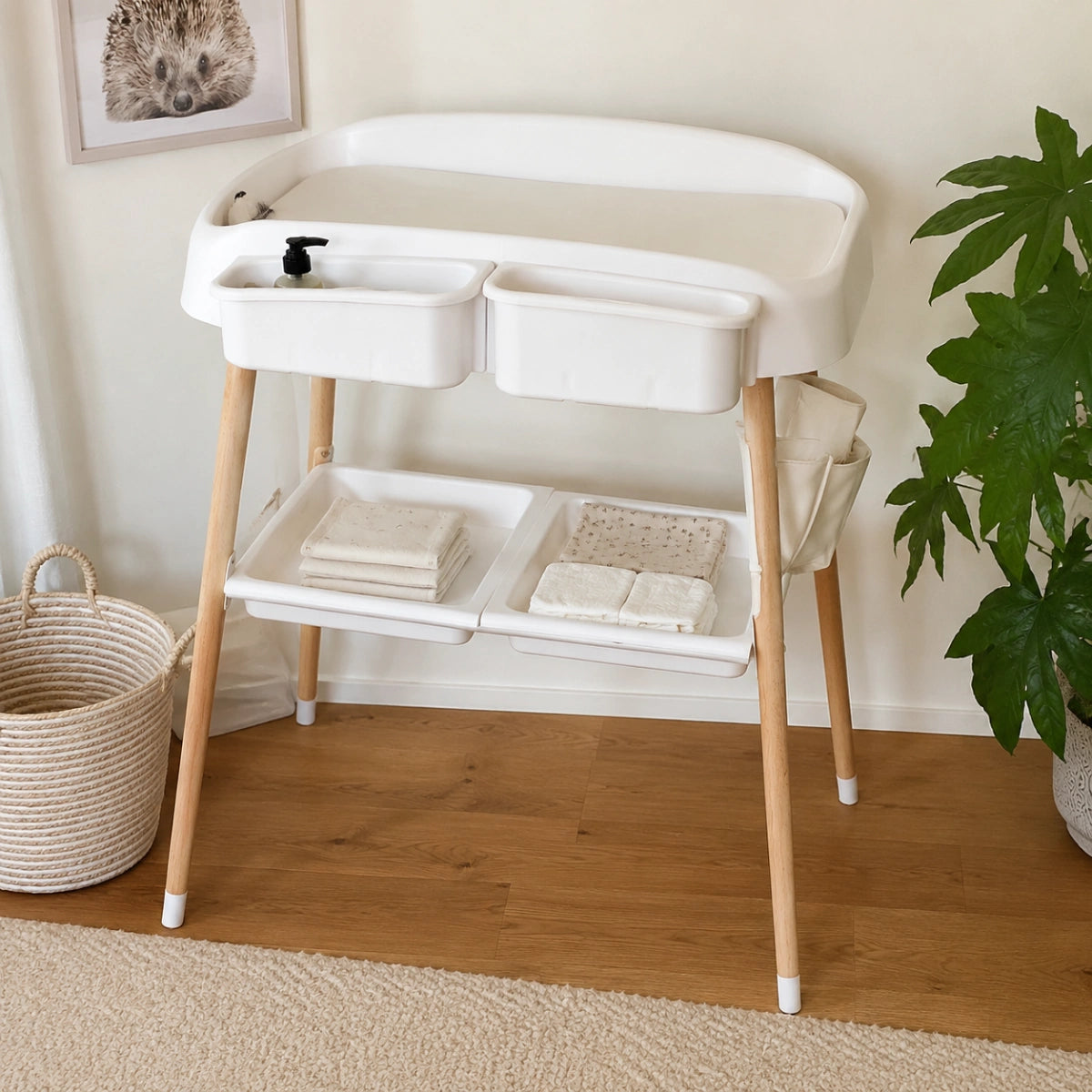 Mabel Baby Change Table (with FREE Changing Pad & Fitted Sheet)