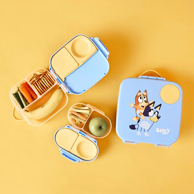Bluey themed b.box mini lunch box for toddlers and school meals