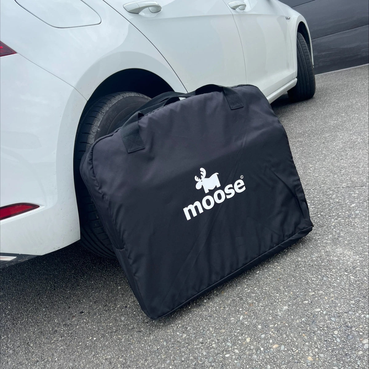 Moose Emmett Travel Cot (with Bassinet Level  & 2 FREE Mattress Protectors)