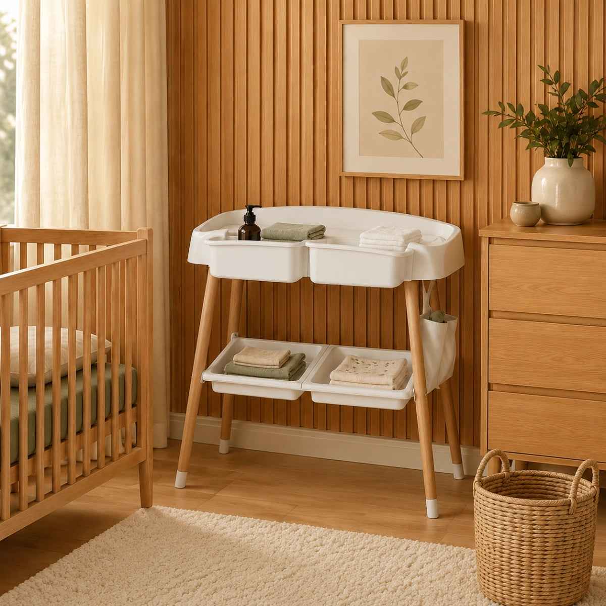 Mabel Baby Change Table (with FREE Changing Pad & Fitted Sheet)