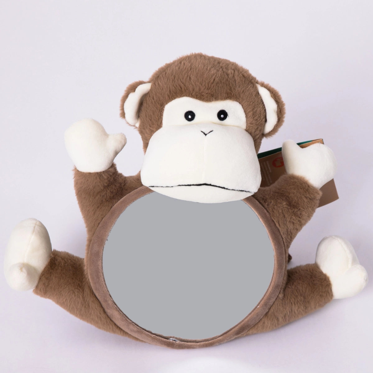Baby-in-View Fluffy Car Mirror