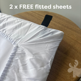 Moose Emmett Travel Cot (with 2 FREE fitted sheets)