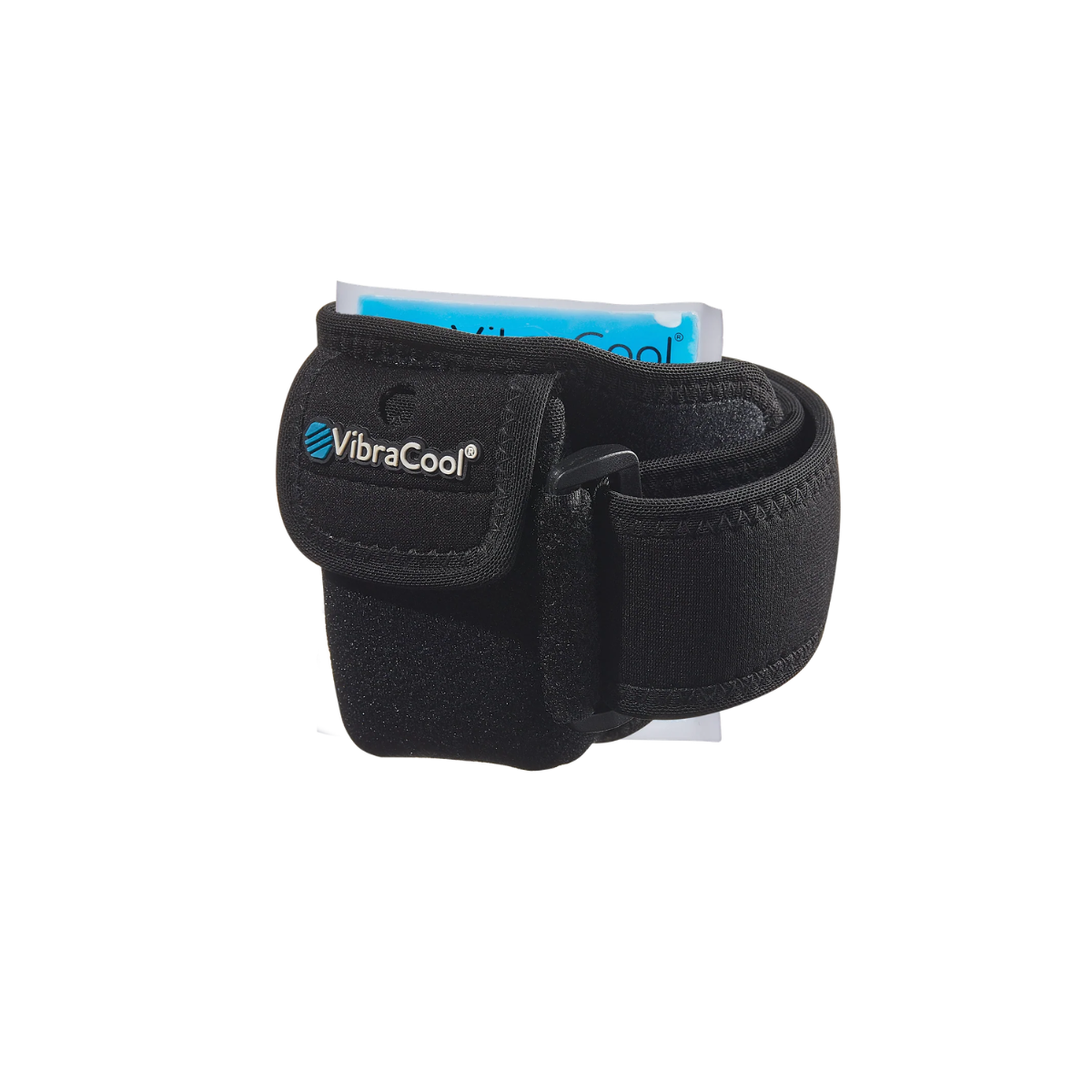 VibraCool Easyfit with a blue and white cooling pad visible inside, shown on a plain white background.