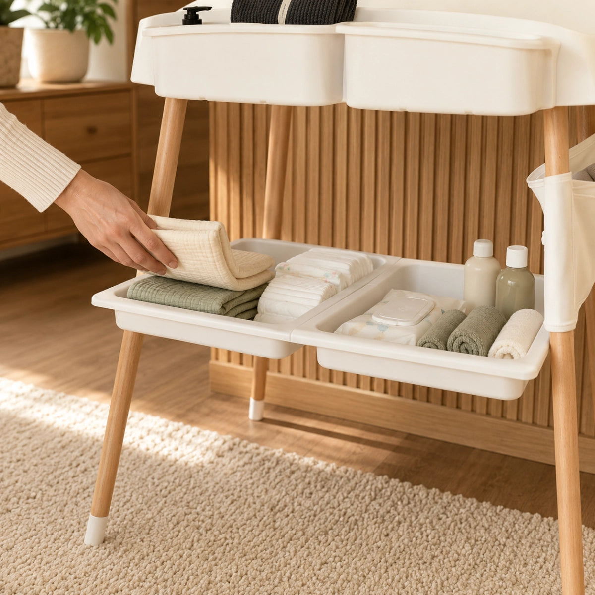 Mabel Baby Change Table (with FREE Changing Pad & Fitted Sheet)