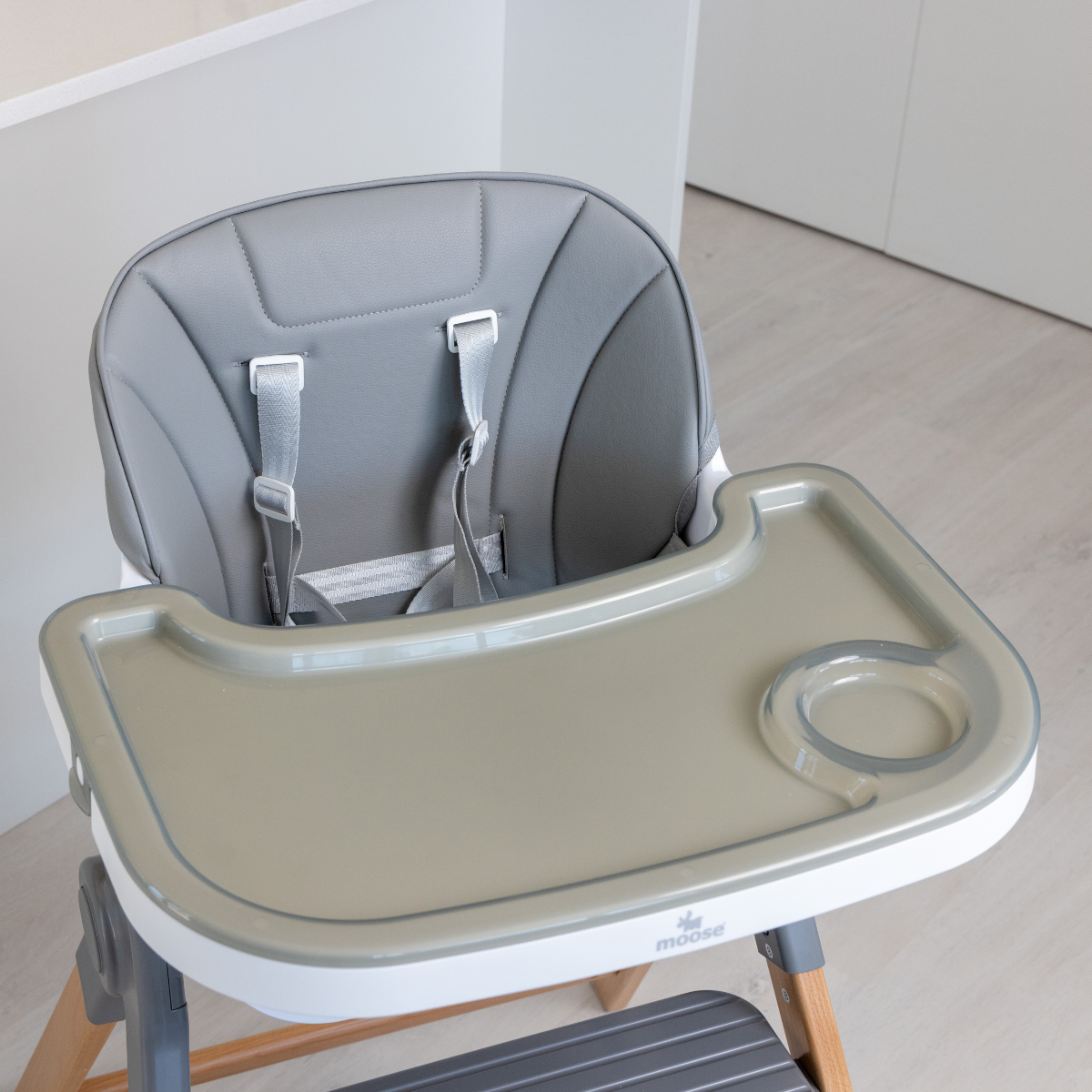 Moose Frankie Foldable HighChair (Grey)