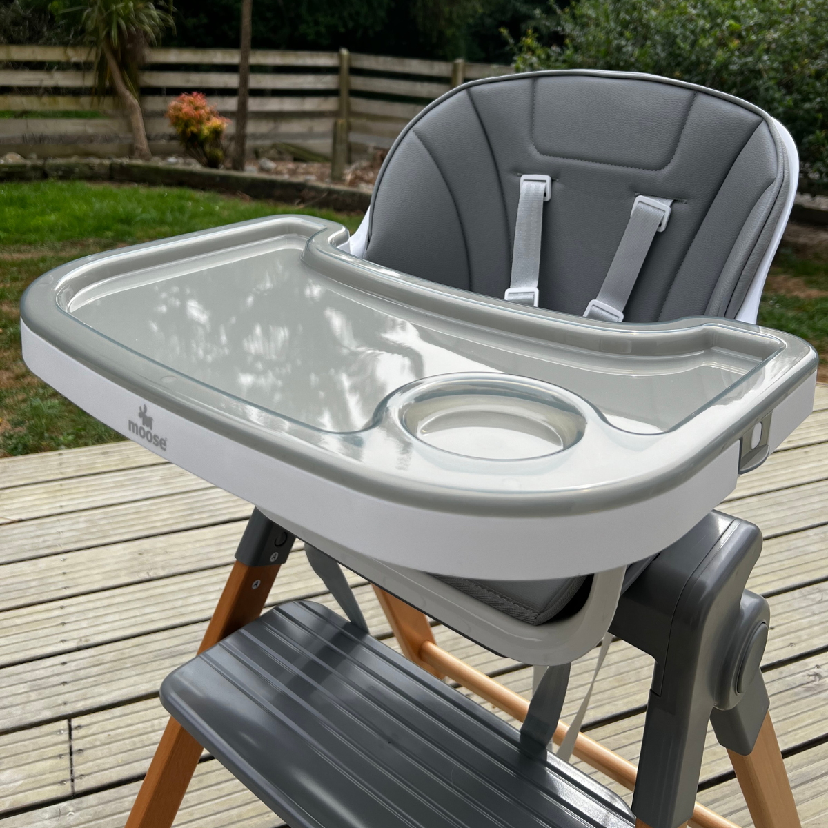 Moose Frankie Foldable HighChair (Grey)