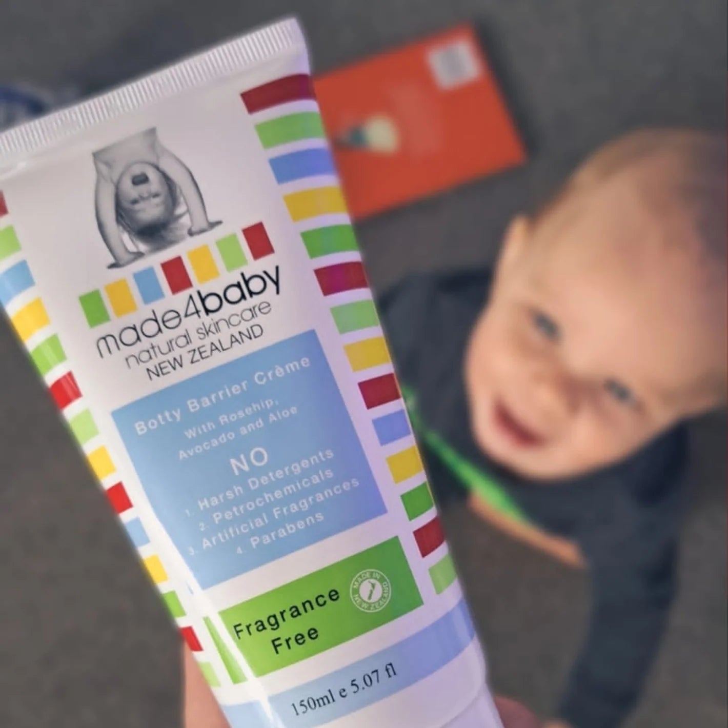 Made4Baby  Botty Barrier / Nappy Rash Cream (Fragrance Free) 150ml