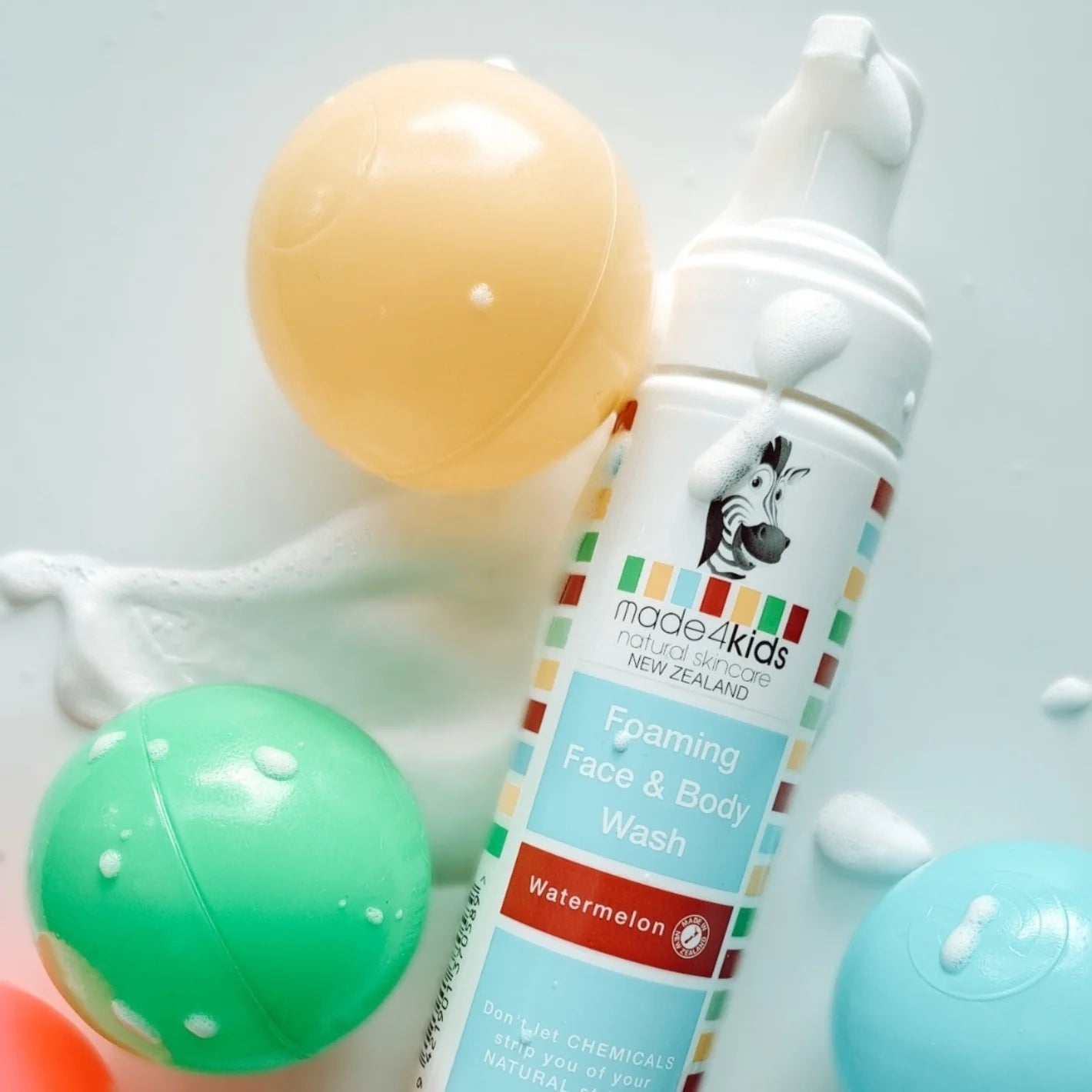 Made4kids Wash - Foaming Face and Body Wash (Watermelon) 200ml