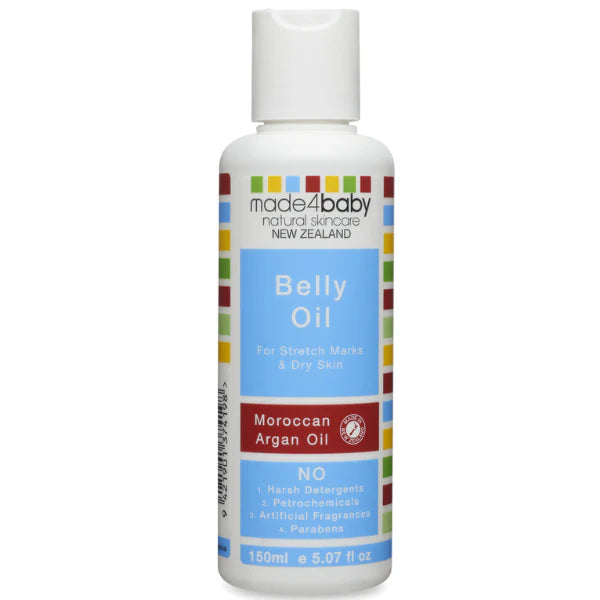 Made4Baby Belly Oil for Stretch Marks (Moroccan Argan Oil) 150ml