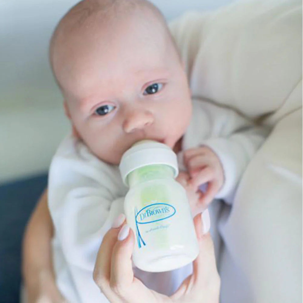 Dr Brown's Options+ Anti Colic Narrow Neck Bottle with Level 1 Teat 60ml 1 Pack
