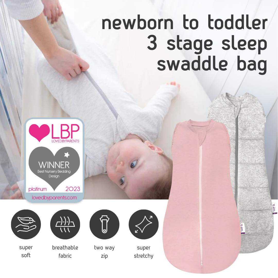 Sweet Dreamers Sleep & Swaddle Transition Bag 0-3M 1 Tog
