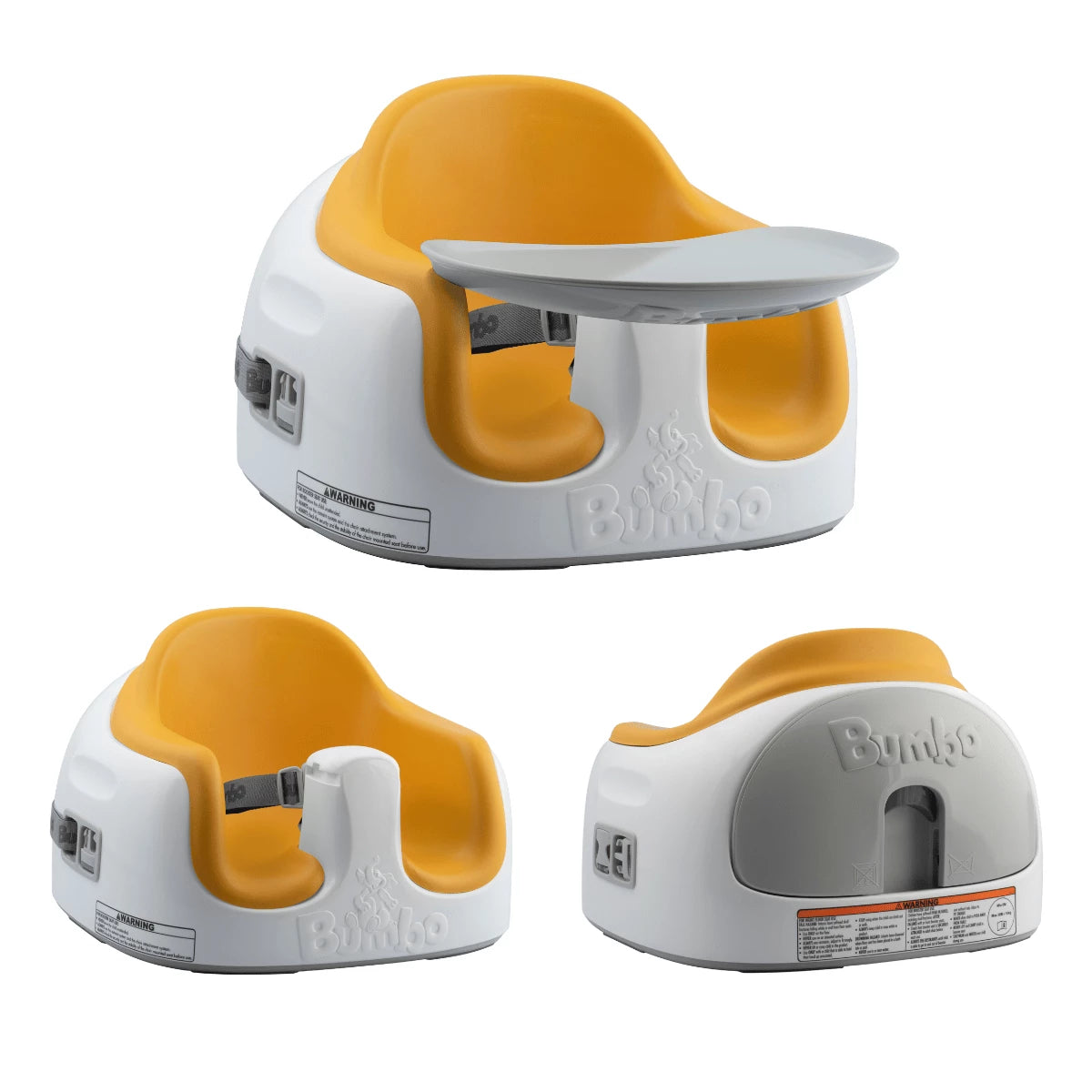 Mimosa Bumbo 3-in-1 Multi Seat shown in its adjustable configurations