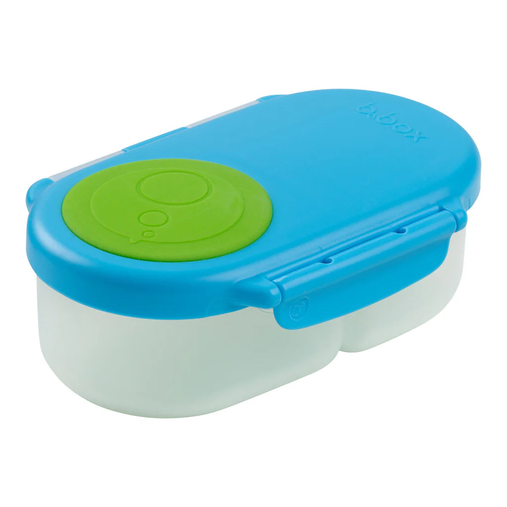 Top view of b.box Snackbox Ocean Breeze compartments