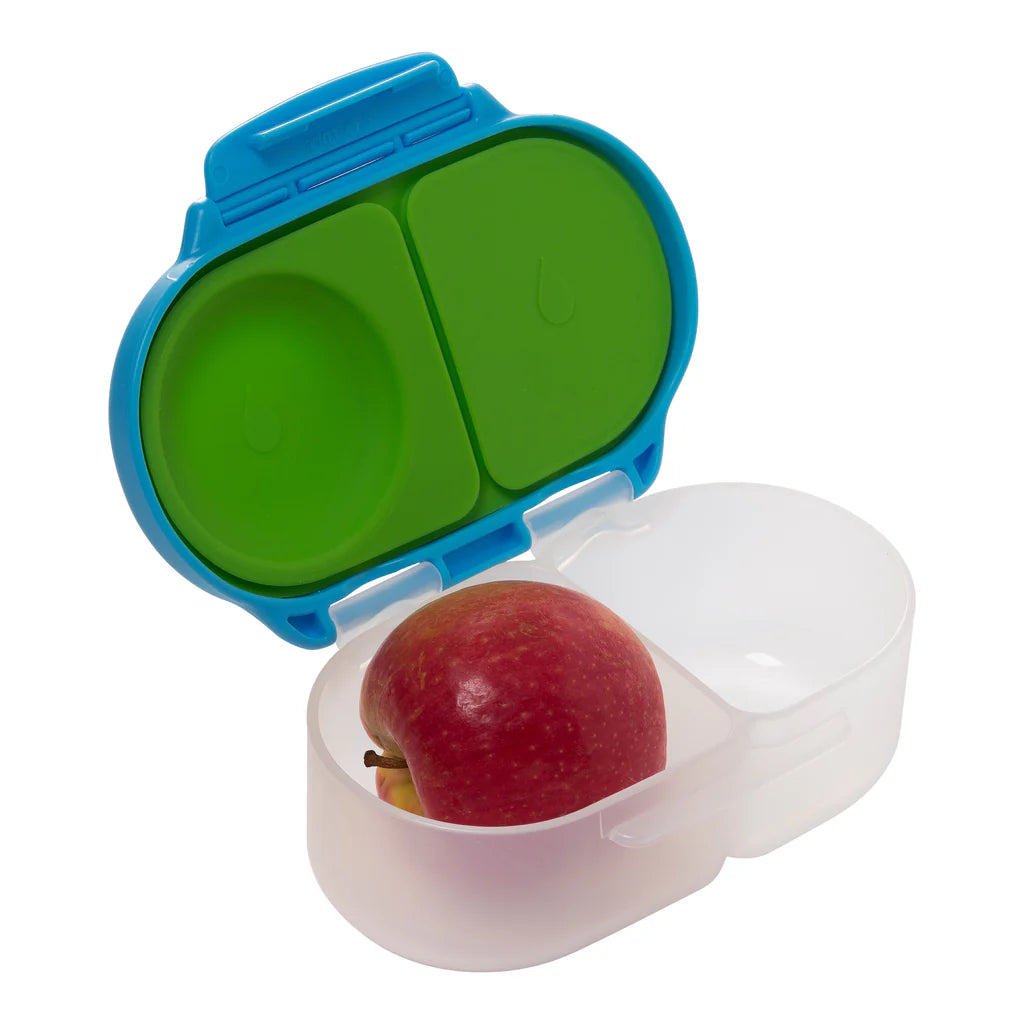 Kids snack box with compartments in Ocean Breeze colour