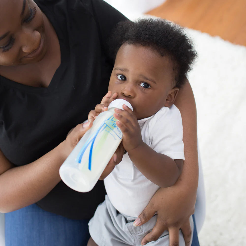 Dr Brown's Options+ Anti Colic Narrow Neck GLASS Bottle with Level 1 Teat 250ml