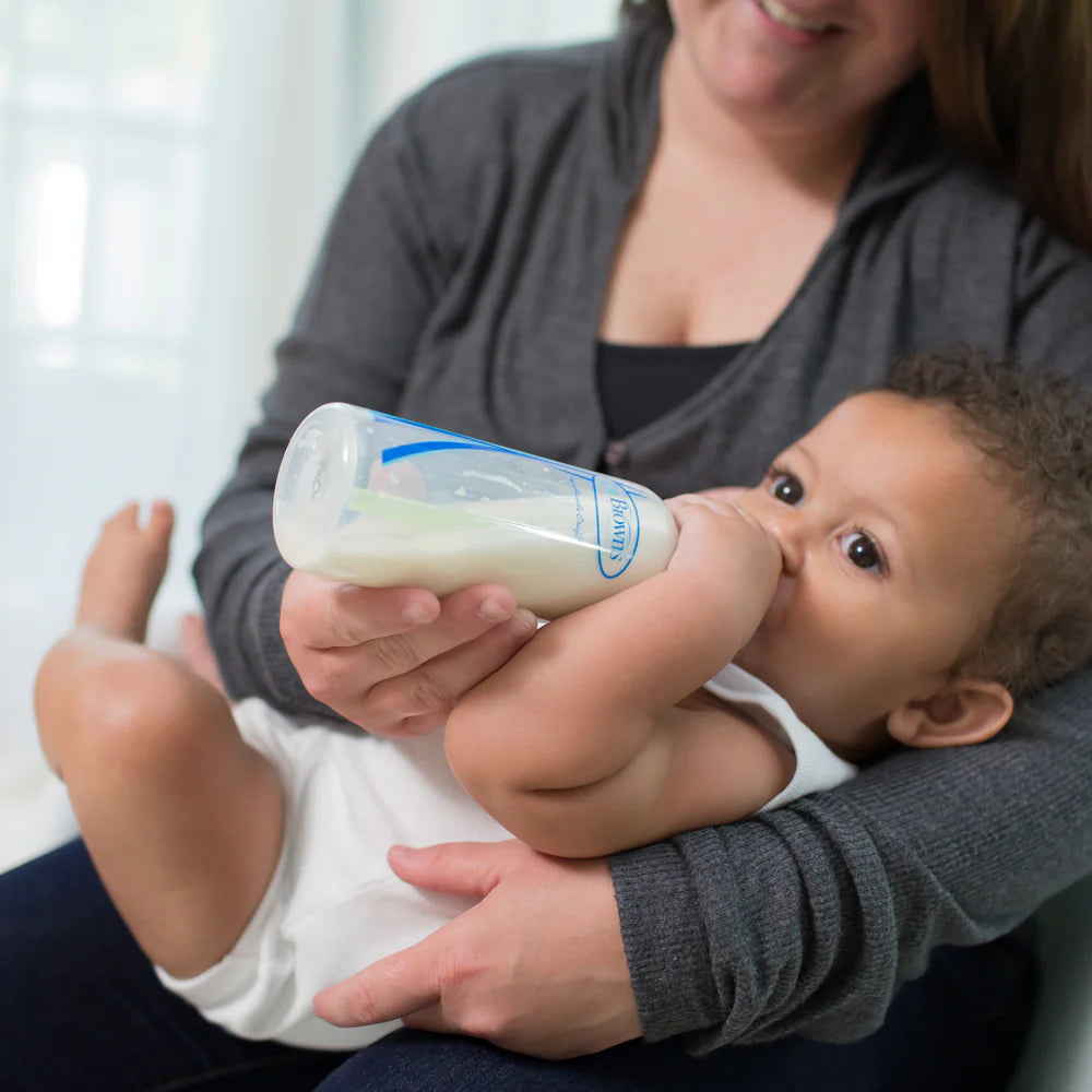 Dr Brown's Options+ Anti Colic Narrow Neck GLASS Bottle with Level 1 Teat 250ml