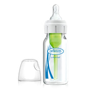 Dr Brown's Options+ Anti Colic Narrow Neck Glass Bottle with Level 1 Teat 120ml