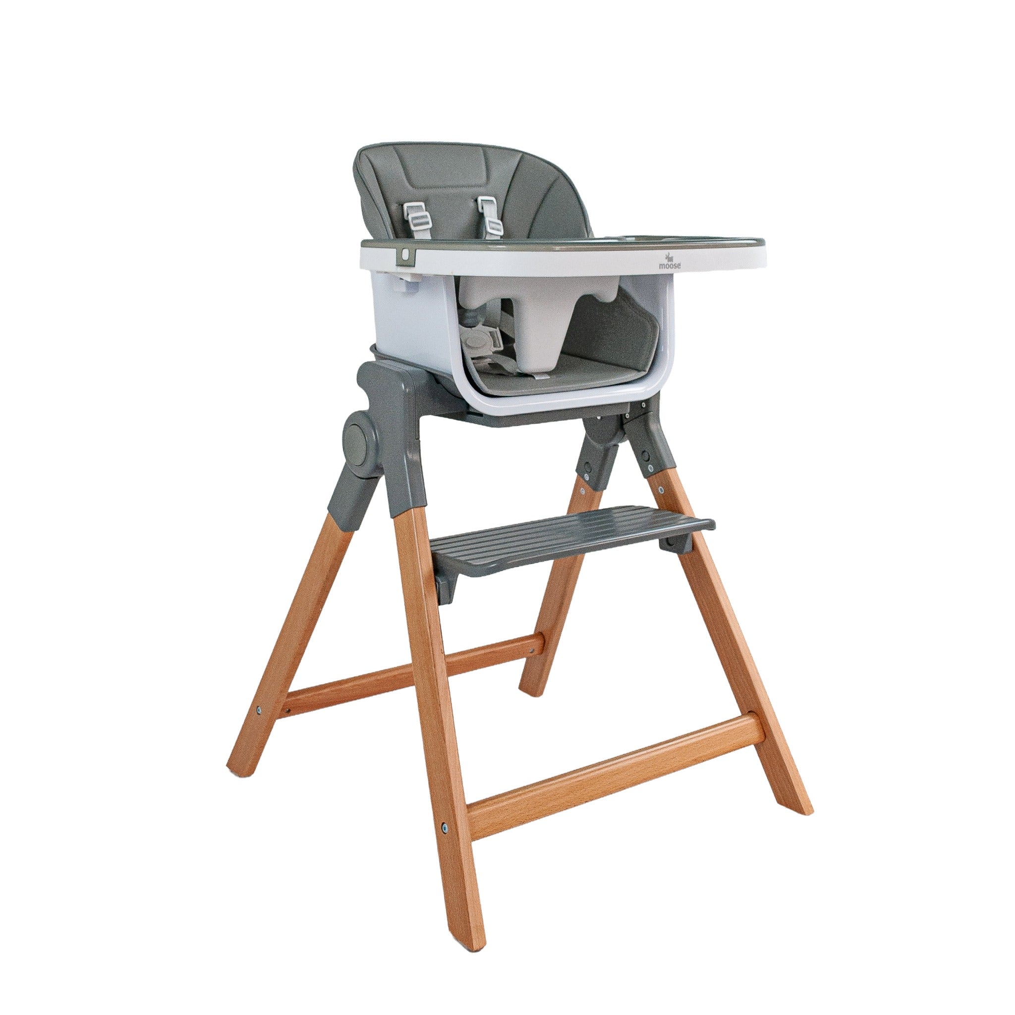 The MOOSE Frankie Foldable HighChair (Grey)