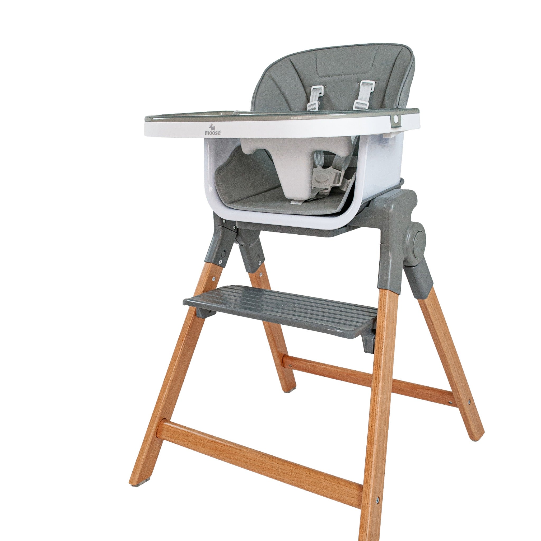 The MOOSE Frankie Foldable HighChair (Grey)