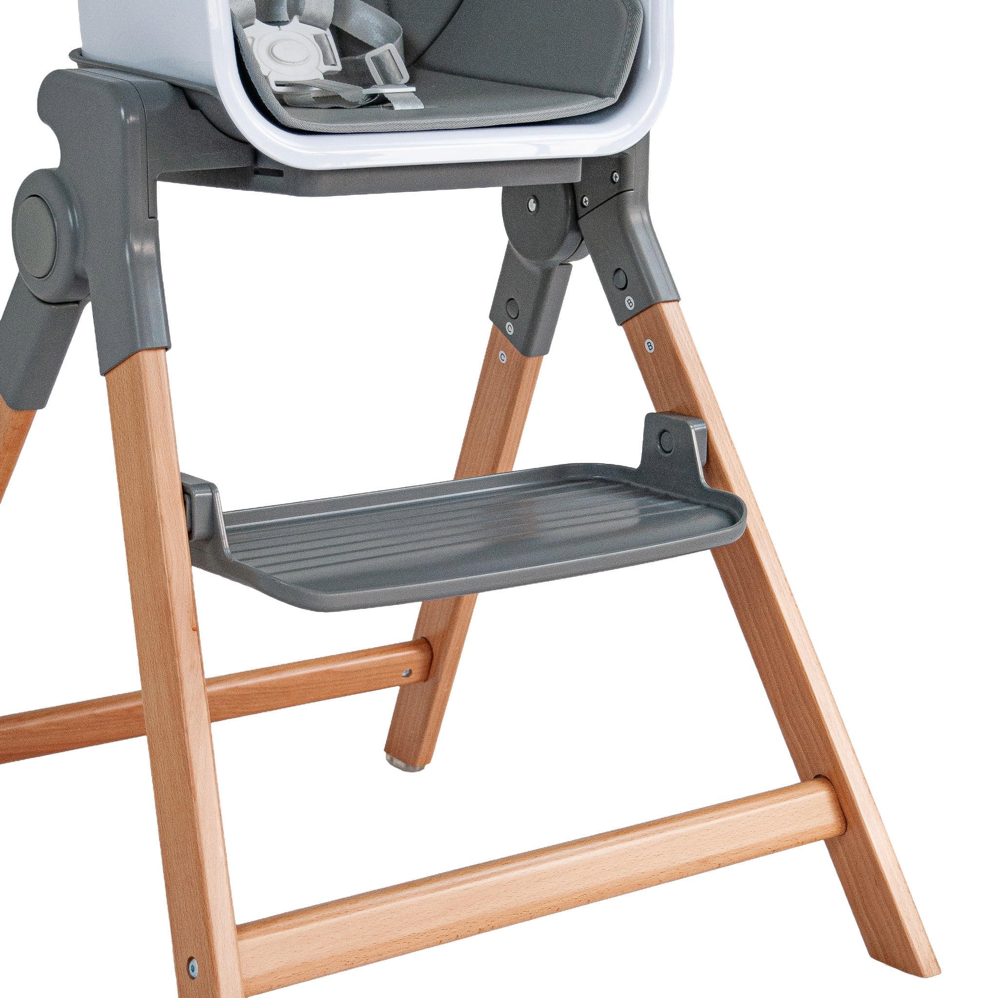 The MOOSE Frankie Foldable HighChair (Grey)