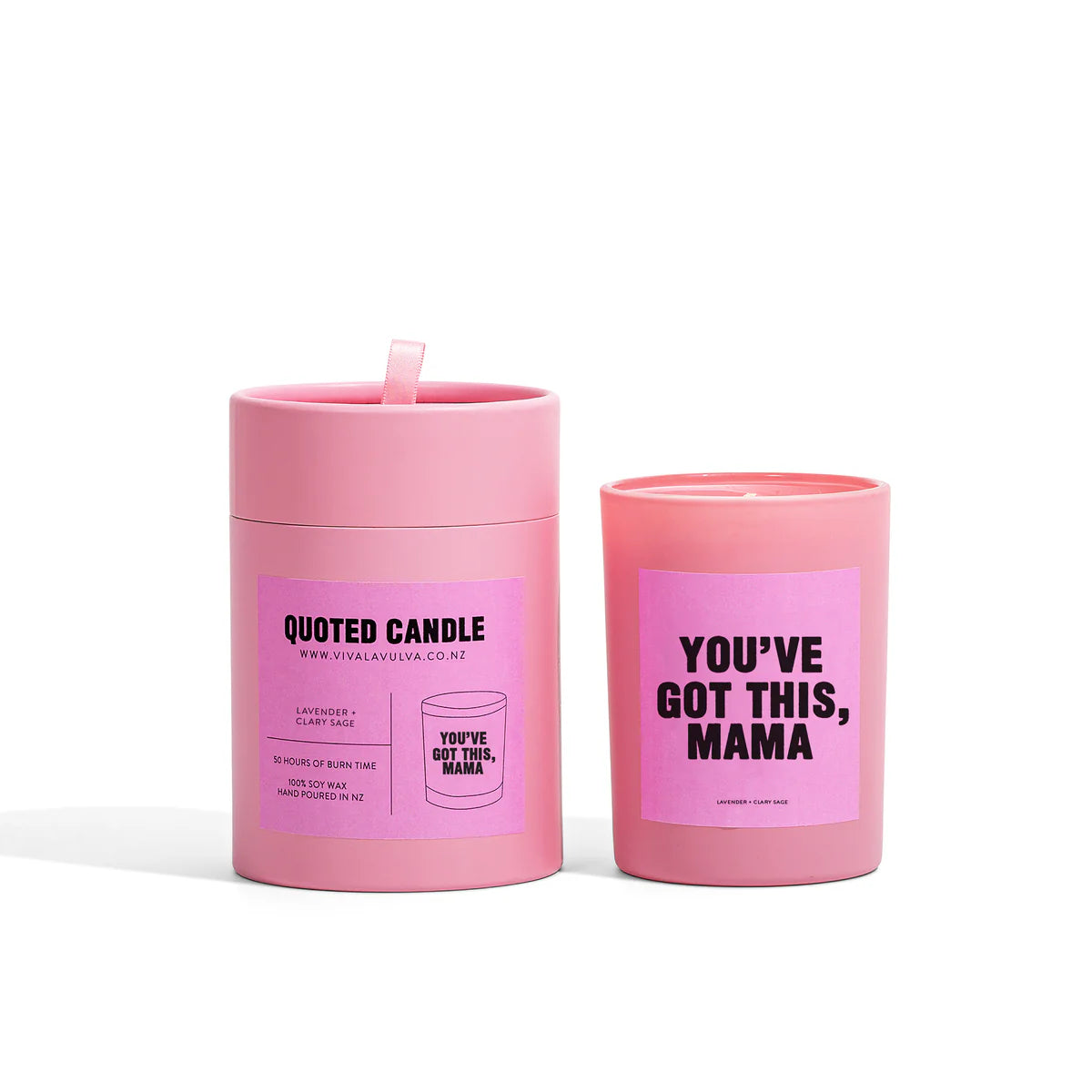 Viva La Vulva Clary Sage + Lavender Birth Candle for Mama