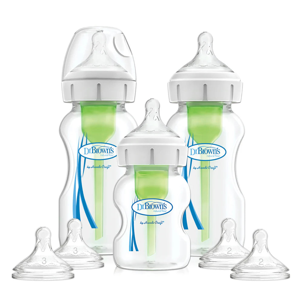 Dr Brown's Options+ Anti Colic Wide Neck Starter Set