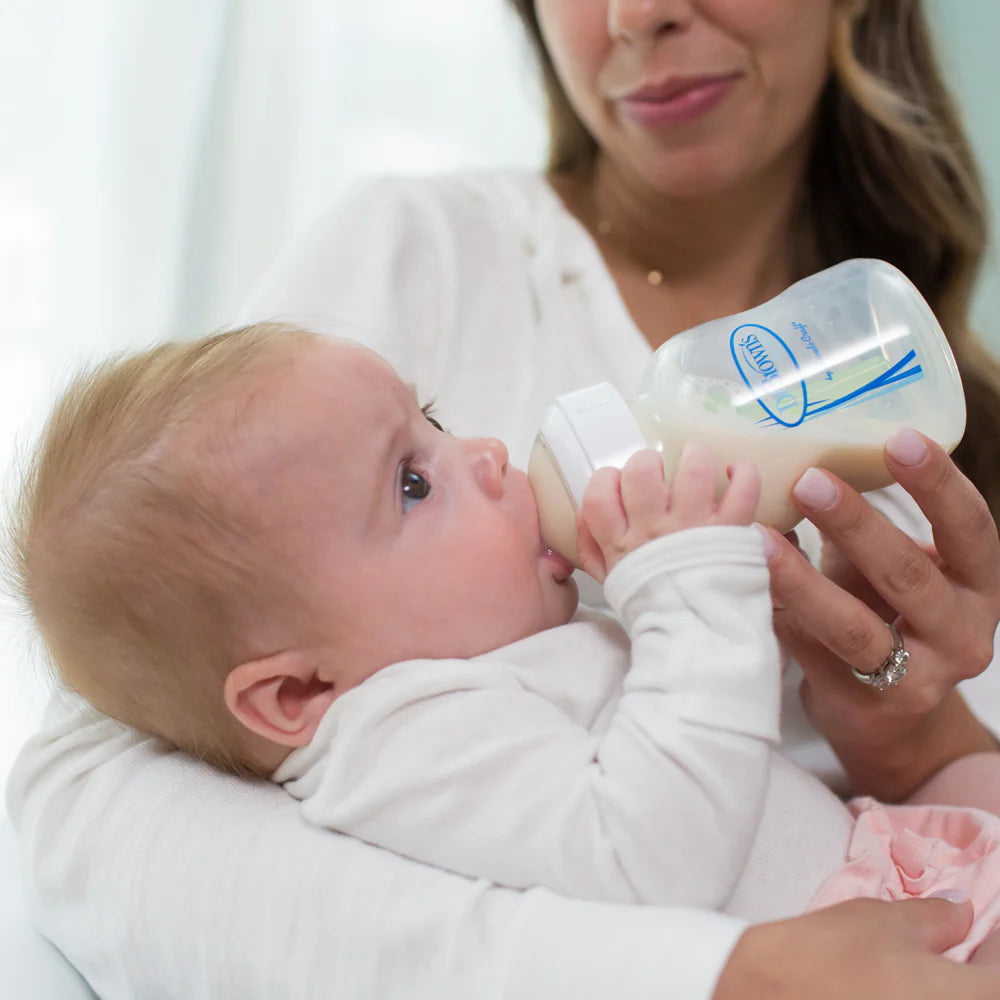 Dr Brown's Options+ Anti Colic Wide Neck Bottle with Level 1 Teat, 150ml 2 Pack