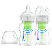 Dr Brown's Options+ Anti Colic Wide Neck Bottle with Level 1 Teat, 150ml 2 Pack