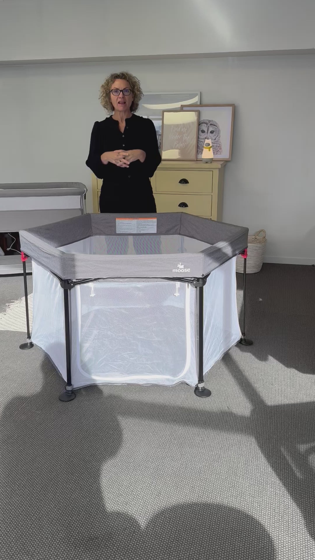 Load video: Moose Harley Play Pen
