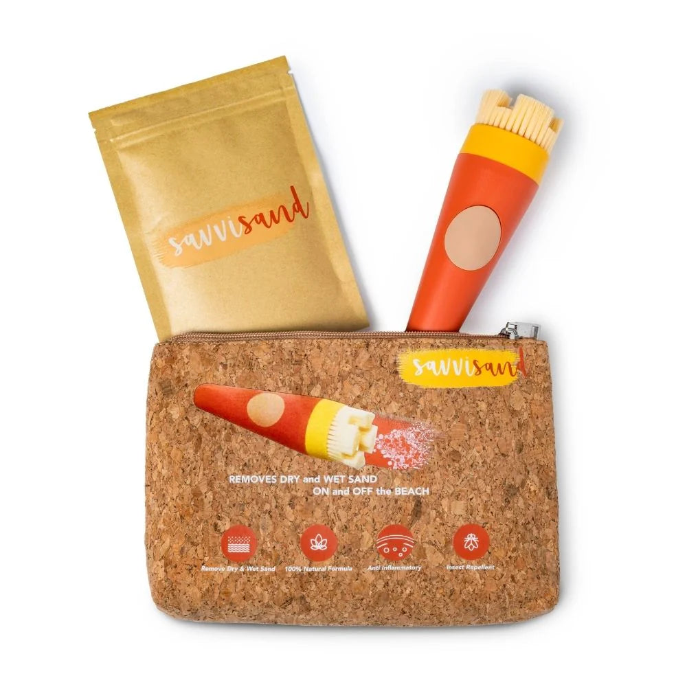 SavviSand Starter Kit - Sand Remover Applicator + Insect Repellent