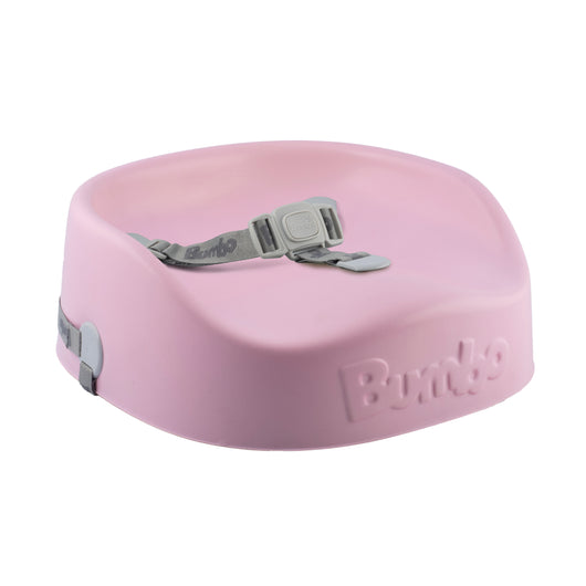 Pink booster seat for table clearance